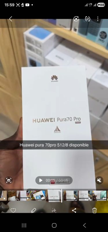 Huawei pure 70 pro 512GB ram16 